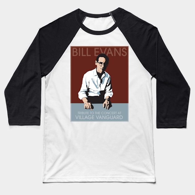 Bill Evans T-Shirt Baseball T-Shirt by Keithhenrybrown